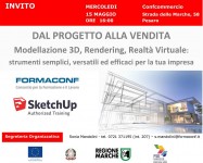Confcommercio di Pesaro e Urbino - DAL PROGETTO ALLA VENDITA Modellazione 3D, Rendering, Realt Virtuale: strumenti semplici, versatili - Pesaro
