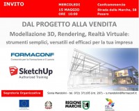 Confcommercio di Pesaro e Urbino - DAL PROGETTO ALLA VENDITA Modellazione 3D, Rendering, Realt Virtuale: strumenti semplici, versatili