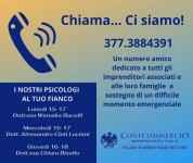 Confcommercio di Pesaro e Urbino - Chiamaci siamo! 377/3884391 servizio di supporto psicologico - Pesaro