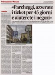 Confcommercio di Pesaro e Urbino - Confcommercio: Sosta, per 45 giorni congelate i ticket  - Pesaro