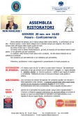 Confcommercio di Pesaro e Urbino - Assemblea Ristoratori - giovedì 20 novembre p.v. ore 16