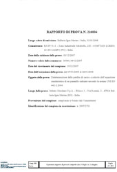 Rayp - Sistemi Radianti di riscaldamento e raffrescamento - Prova di perdita carico