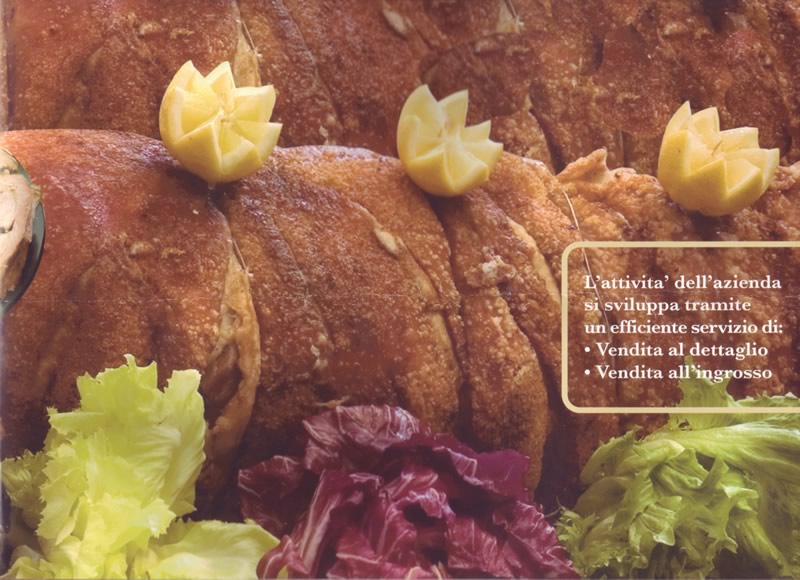 Gastronomia La Rovere - Provate la nostra Porchetta cotta allo spiedo