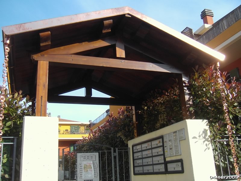 Gi.ma snc tende da sole e pergolati in legno ascom pesaro Tende per porticati legno