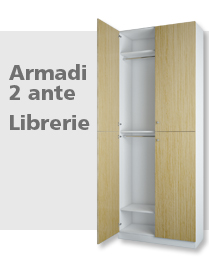 A misura Arredamenti - Armadi a due anti su misura e personalizzati