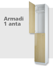 A misura Arredamenti - Armadi ad una anta su misura e personalizzati