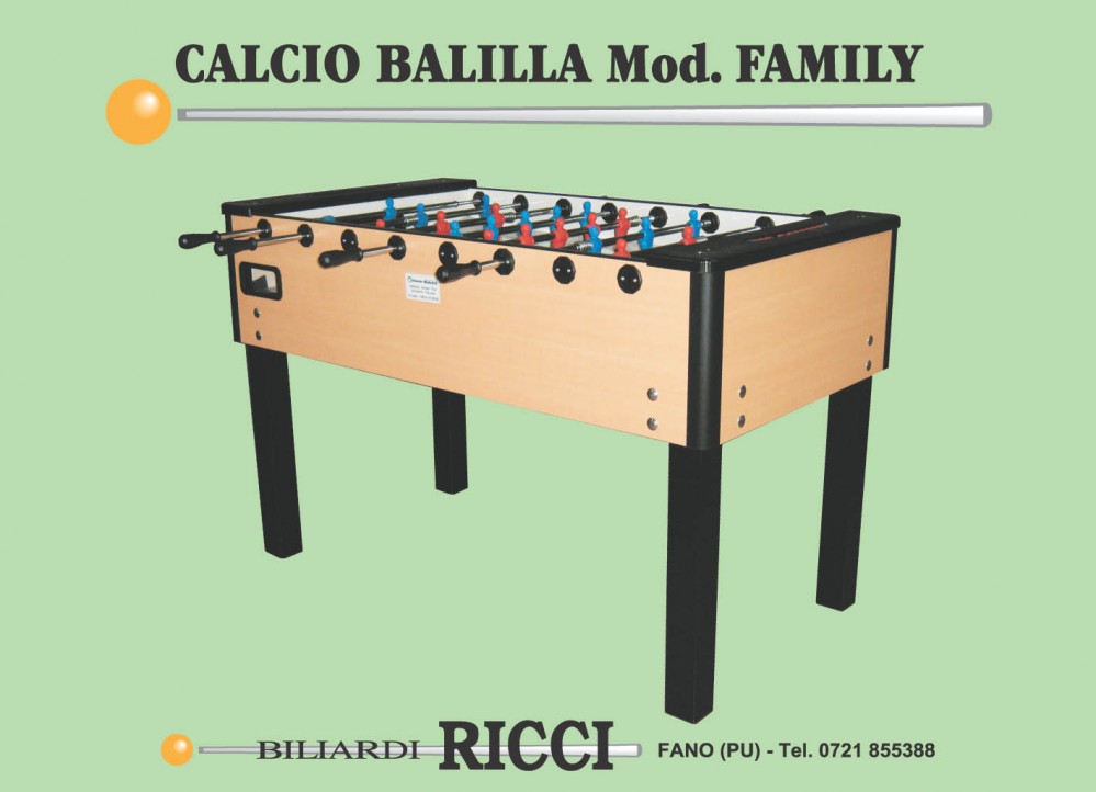 Ricci Biliardi - Tavoli da Calciobalilla e biliardini